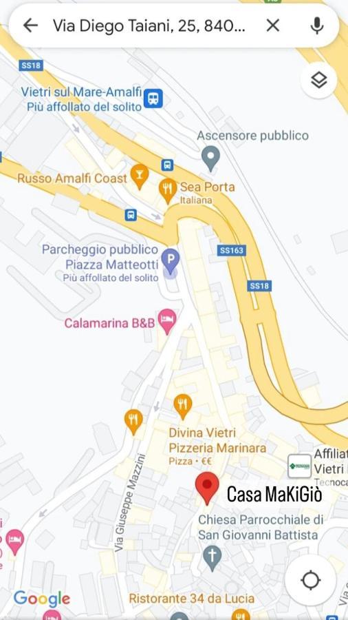 Casa Makigio Apartment Vietri Екстериор снимка